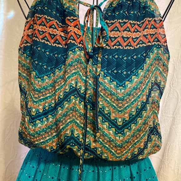 Bright colorful Womens sundress size S - Picture 10 of 10
